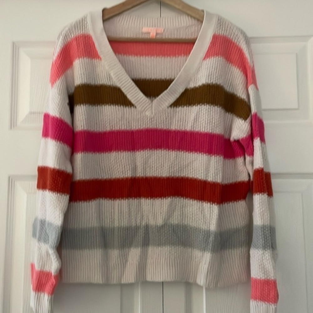 Lisa Todd cotton blend striped sweater